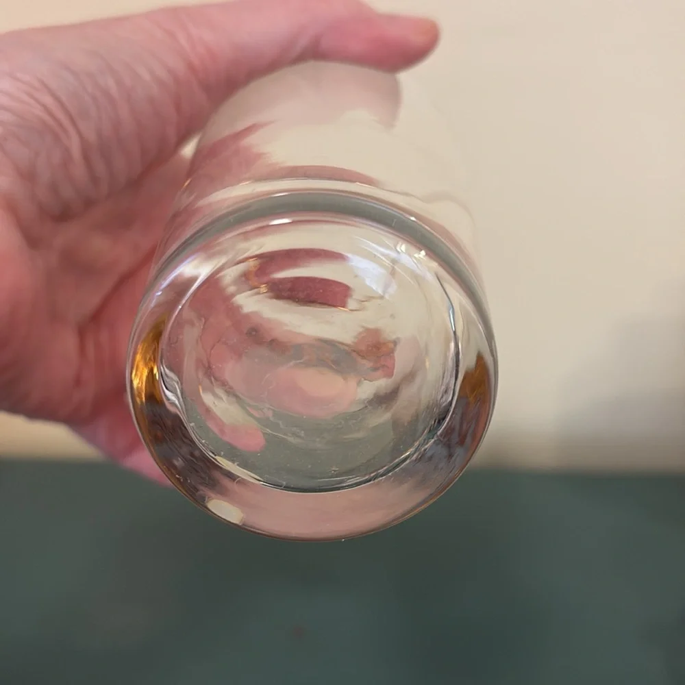Vintage Aass Gold-Rimmed Drinking Glass
